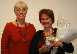 Ásgerður Halldórsdóttir og Pálína Magnúsdóttir