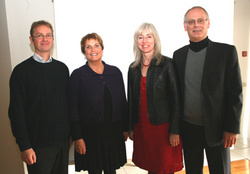 Gunnar Páll, Þórisson, S´lveig Pálsdóttir, Ásgerður Halldórsdóttir og Ágúst Þórðarson