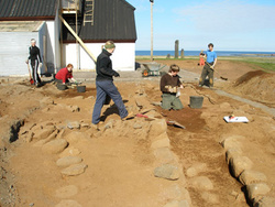 Uppgröftur við Nesstofu