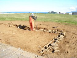 Uppgröftur við Nesstofu