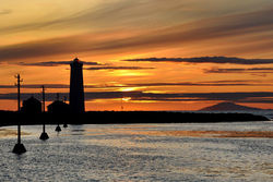 Sólarlag við Gróttu