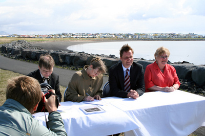 Magnús Jóhannesson, Sigríður Anna Þórðardóttir, Jónmundur Gumarsson og Inga Hersteinsdóttir