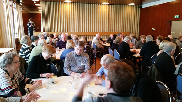 Þátttakendur á íbúaþingi um málefni eldri borgara