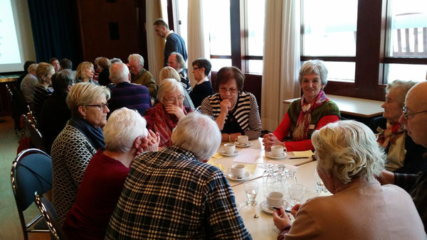 Þátttakendur á íbúaþingi um málefni eldri borgara