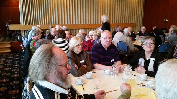 Þátttakendur á íbúaþingi um málefni eldri borgara