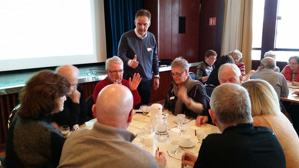 Þátttakendur á íbúaþingi um málefni eldri borgara