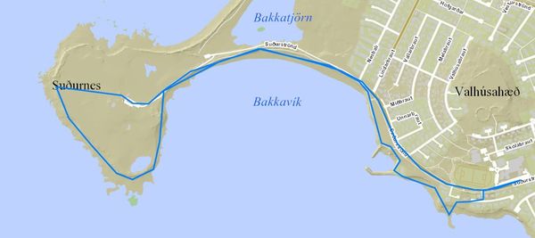 Gönguleið 20. september 2017 Gönguleið 20. september 2017