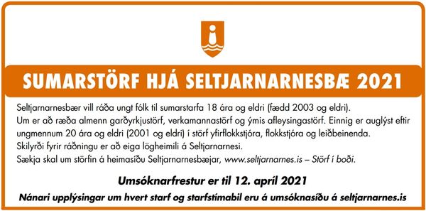 Sumarstörf 2021 sumarstörf
