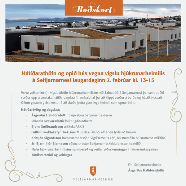 Boðskort 2. febrúar 2019 Boðskort 2. febrúar 2019