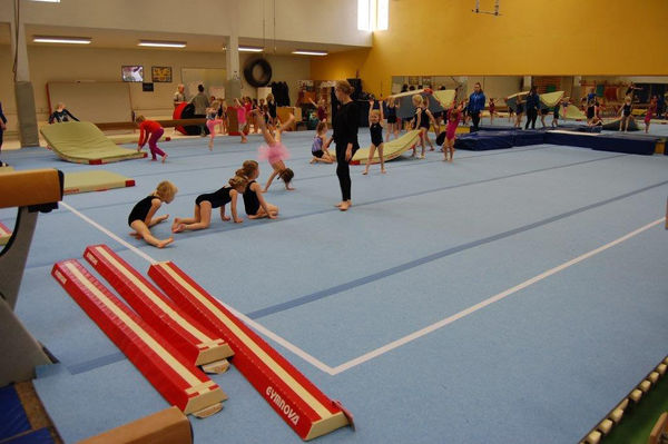 Nýtt fimleikagólf hjá Gróttu