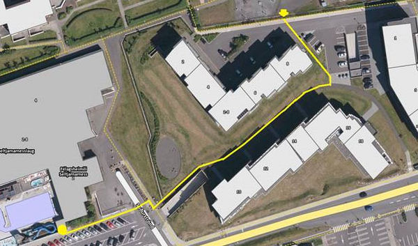 Gönguleið frá Mýrarhúsaskóla Gönguleið frá Mýrarhúsaskóla