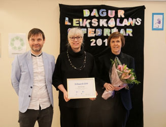 Haraldur Freyr Gíslason, Ásgerður Halldórsdóttir og soffía Guðmundsdóttir