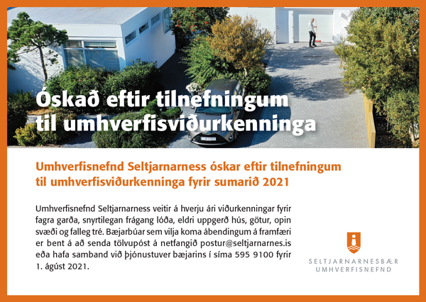 Tilnefningar til umhverfisviðurkenninga 2021