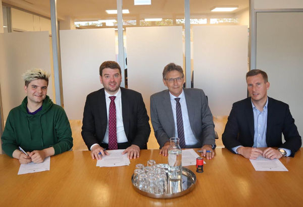 Daníel E. Arnarsson, Ásmundur Einar Daðason, Gunnar Einarsson og Magnús Örn Guðmundsson