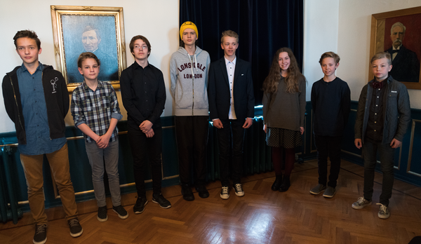 Verlaunahafar í stærðfræðikeppni grunnskólanemenda - 8. bekkur Verlaunahafar í stærðfræðikeppni grunnskólanemenda - 8. bekkur