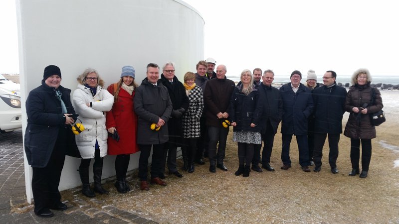 Erlend sendinefnd skoðar Hitaveitu Seltjarnarness