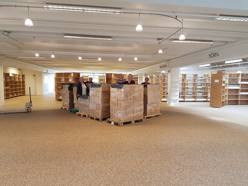 Tómlegt um að litast í Bókasafninu