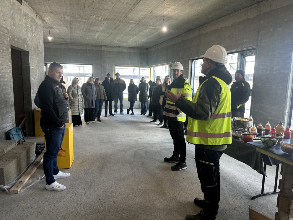 Fyrsta áfanga byggingar nýs leikskóla lokið
