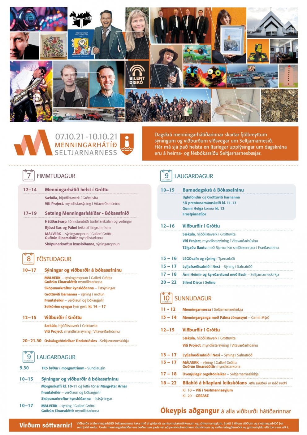 Njóttu menningarhátíðar alla helgina - dagskráin er hér!