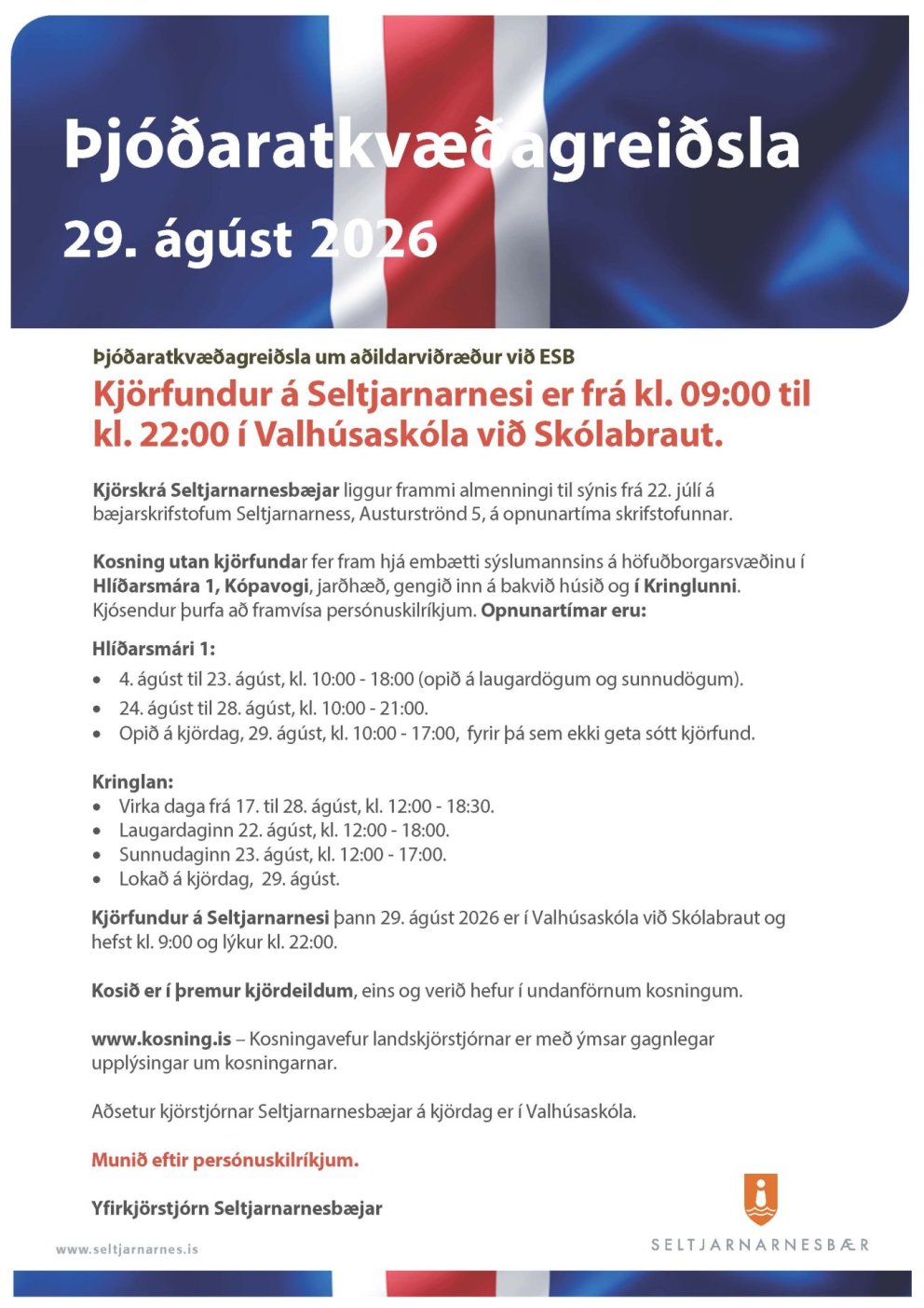Þjóðaratkvæðagreiðsla 29. ágúst 2026