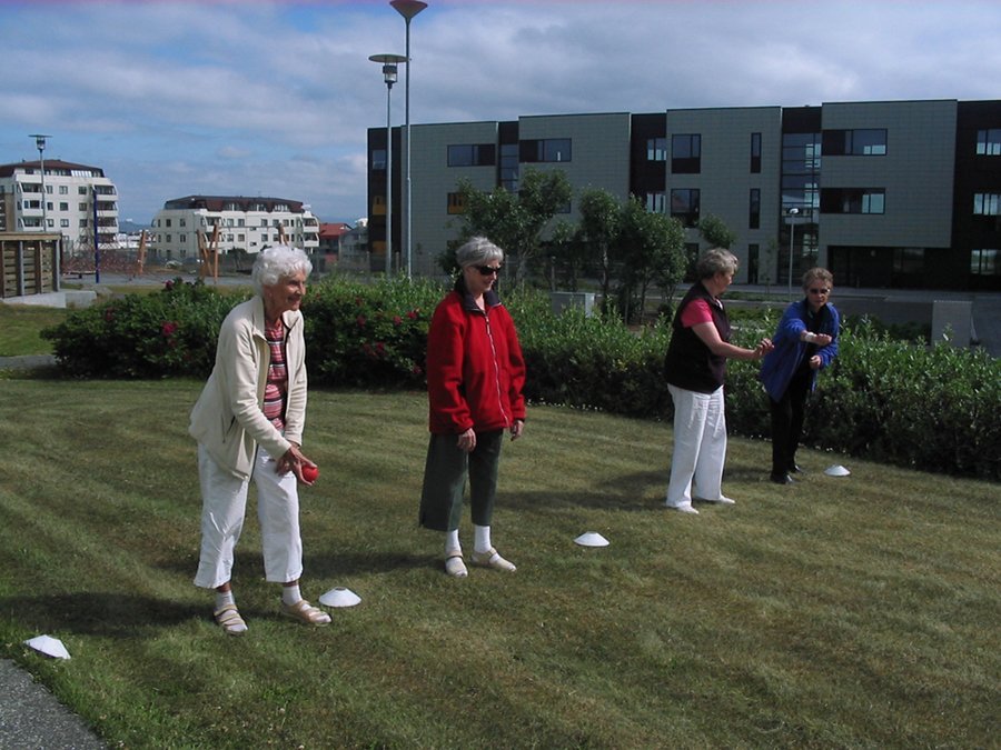 Bocce-mót eldri borgara