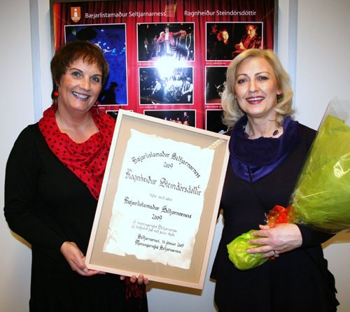 Ragnheiður Steindórsdóttir er bæjarlistamaður Seltjarness 2009