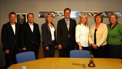 Fyrsti fundur nýkjörinnar bæjarstjórnar