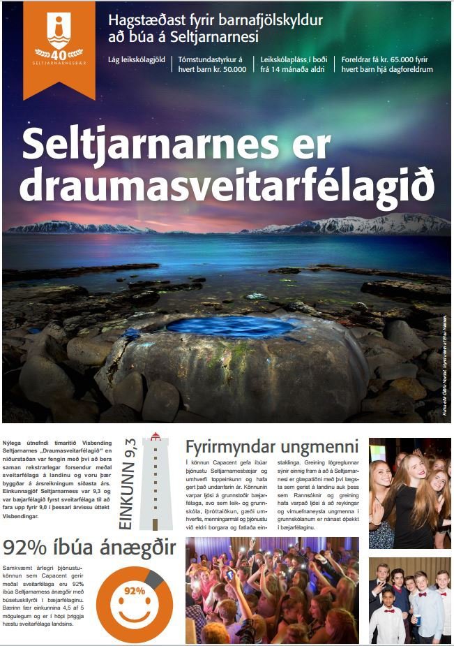 Sérriti um Seltjarnarnes dreift um allt land