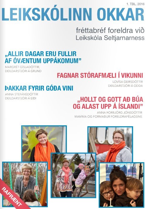 Leikskólablaðið lítur dagsins ljós
