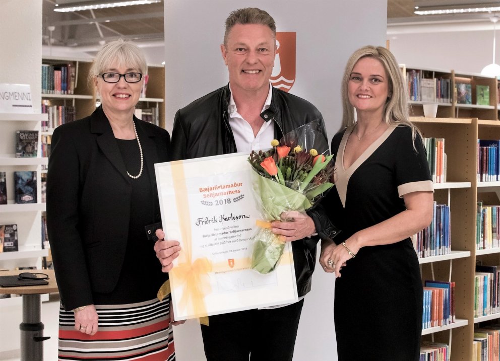 Friðrik Karlsson bæjarlistamaður Seltjarnarness 2018