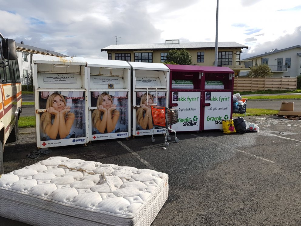 Grenndargámar á Eiðistorgi fjarlægðir vegna slæmrar umgengni