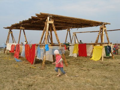 Skreiðarhjallarnir endurreistir