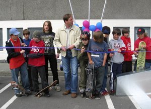 Hjólabrettavöllur á opnaður Seltjarnarnesi