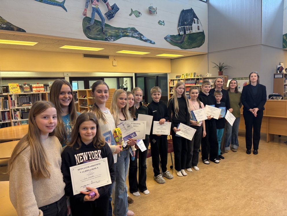 Upplestrarkeppni Valhúsaskóla 2026