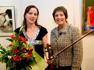 Auður Hafsteinsdóttir fiðluleikari Bæjarlistamaður Seltjarnarness 2005
