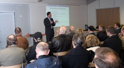 Fjölmennur íbúafundur um ljósleiðarframkvæmd.