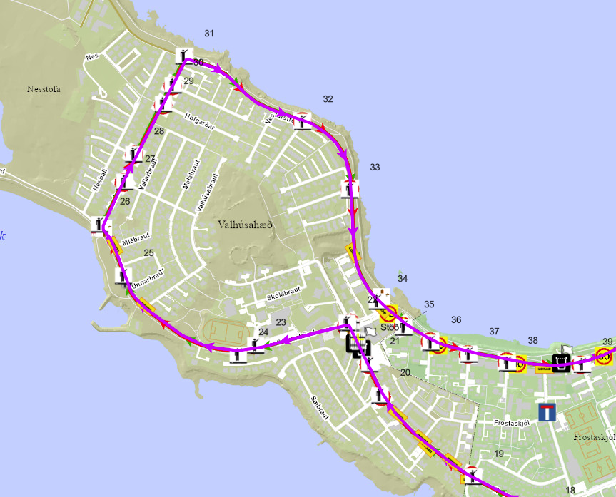 Tafir á umferð - Reykjavíkurmaraþon Íslandsbanka 2023