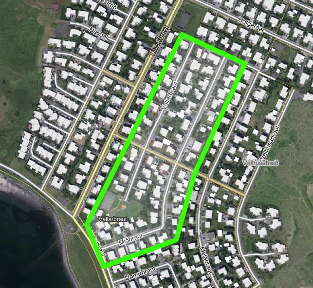 Lokun á heitu vatni 11. október á Miðbraut og Vallarbraut