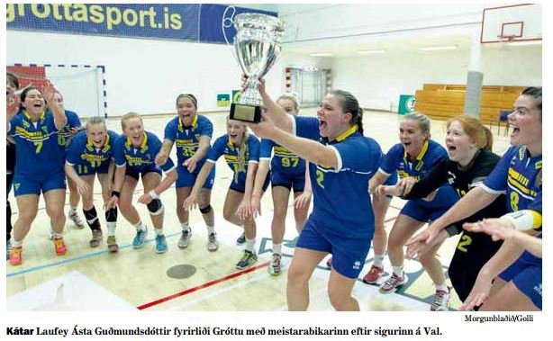 Fjórði bikarinn til handknattleiksliðs kvenna í Gróttu