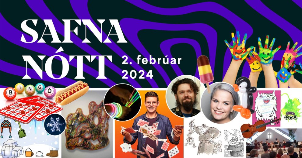 Safnanótt á bókasafninu í dag föstudag kl. 16-19