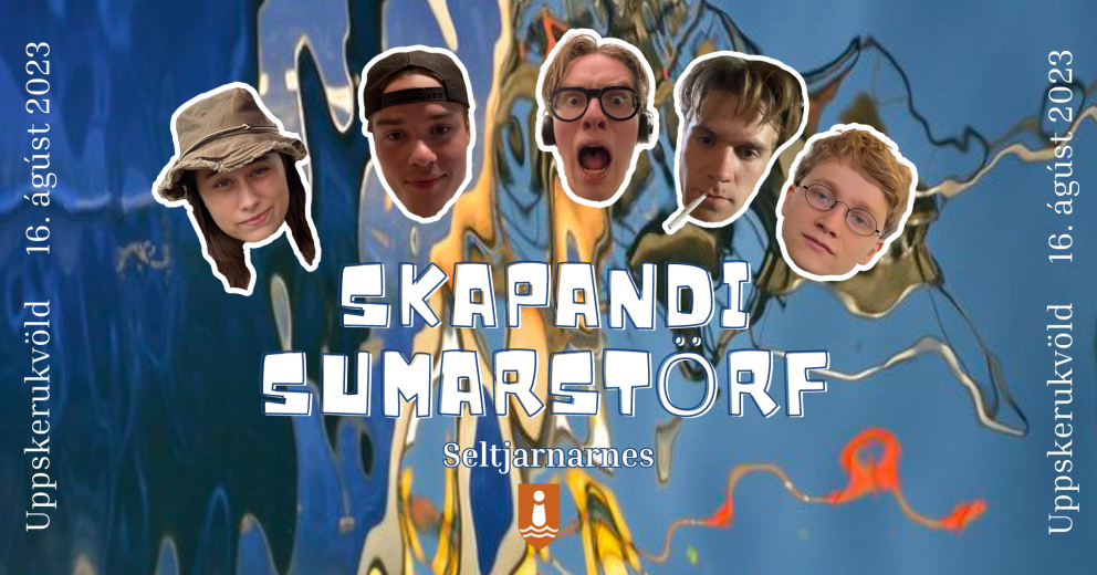 Uppskerukvöld skapandi sumarstarfa á Seltjarnarnesi