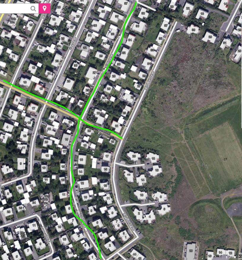 Lokun á heitu vatni 13. janúar á Hæðarbraut og Melabraut