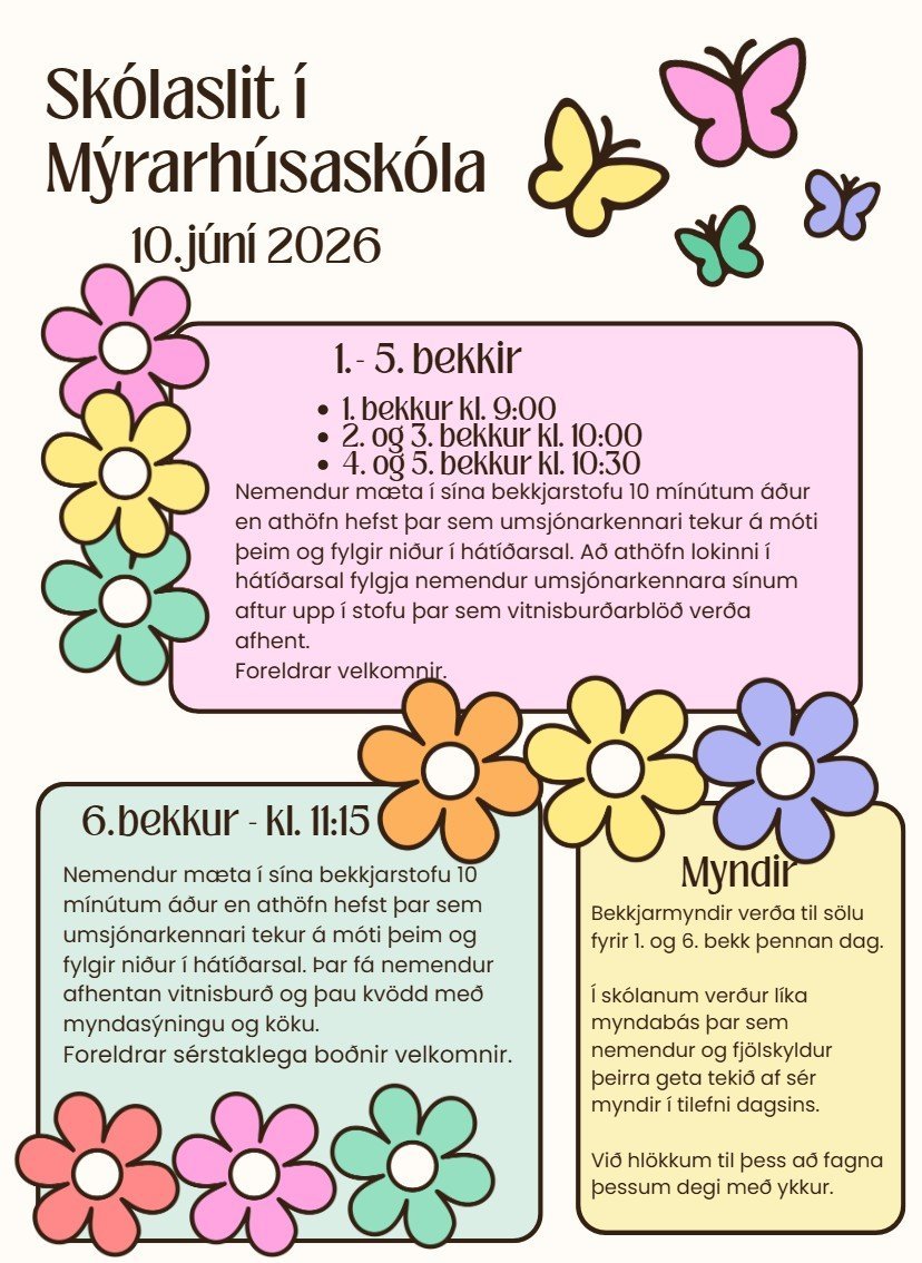 Skólaslit