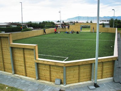 Sparkvöllurinn kominn í gagnið