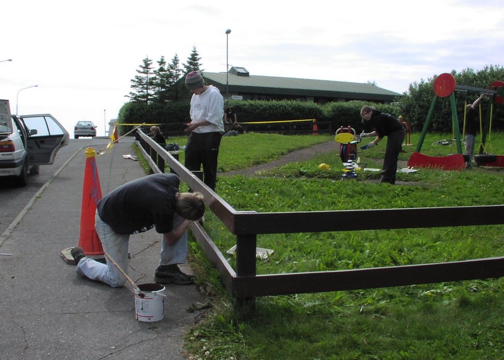 Frestun á upphafsdegi Vinnuskólans