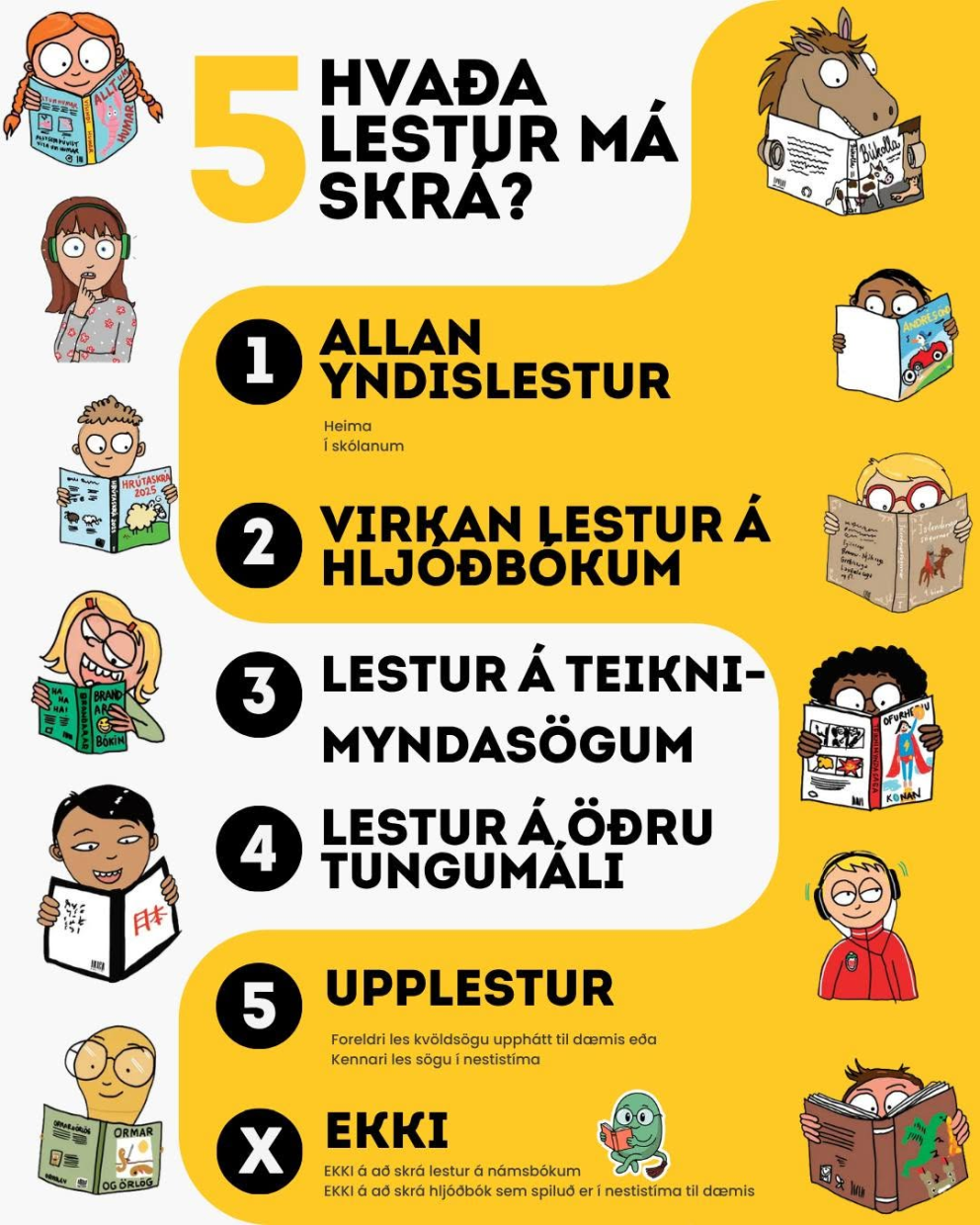 Svakalega lestrarkeppnin