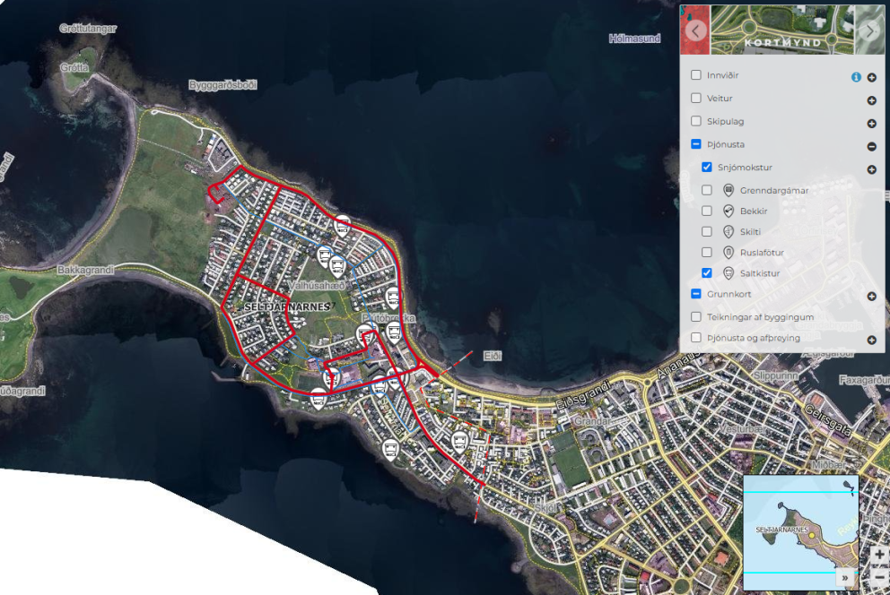 Íbúar eru hvattir til að moka og salta!