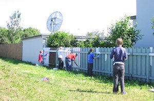 Líf og fjör hjá unglingum vinnuskóla Seltjarnarness