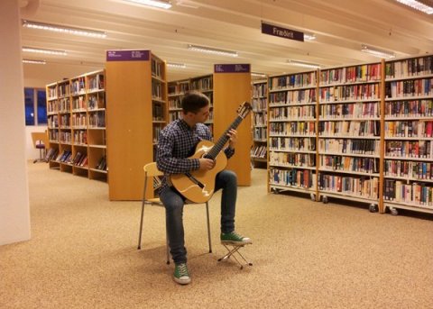 Upprennandi tónlistarmaður