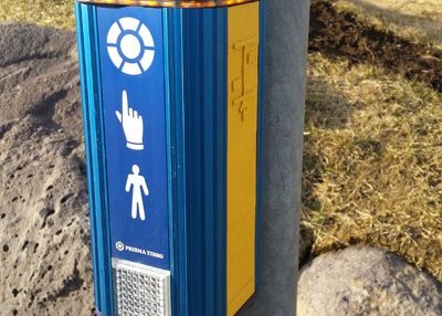 Hljóðmerki við öll gönguljós